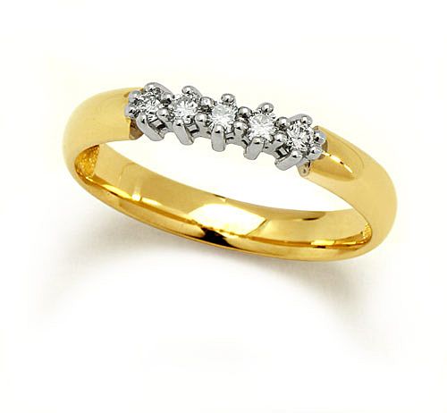 Sõrmus teemant 5x0,03ct G/SI kuld 585 1,97g