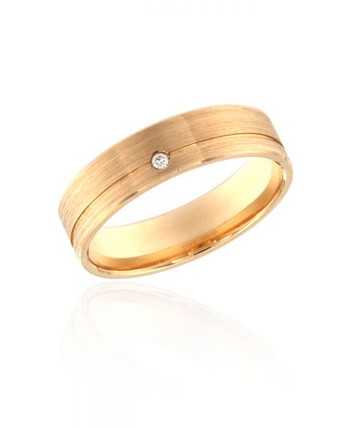 abielusõrmus teemant 0,01ct G/SI kuld 585 3,63g