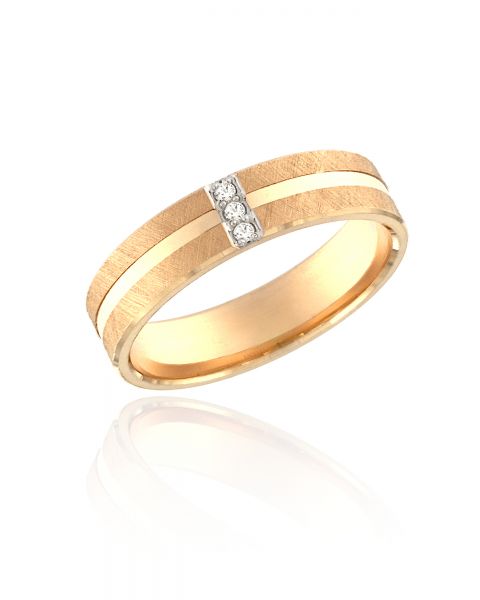 abielusõrmus teemant 3x0,01ct G/SI kuld 585 3,99g