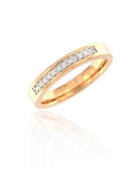 abielusõrmus teemant 12x0,01ct G/SI kuld 585 4,00g