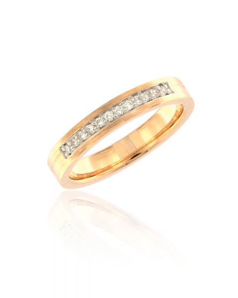 abielusõrmus teemant 12x0,01ct G/SI kuld 585 4,23g 