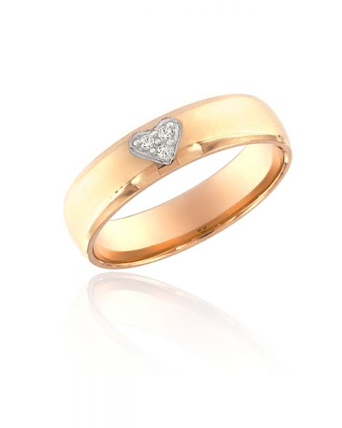 abielusõrmus teemant 3x0,01ct G/SI kuld 585 3,30g 