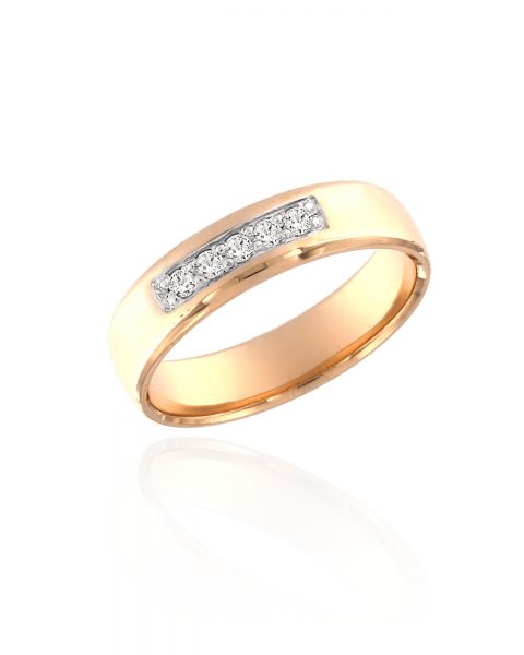 abielusõrmus teemant 5x0,02ct G/SI kuld 585 3,49g