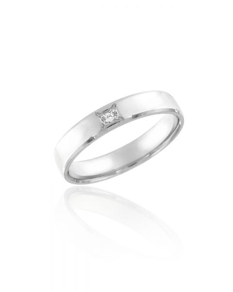 abielusõrmus teemant 0,01ct G/SI kuld 585 2,25g 