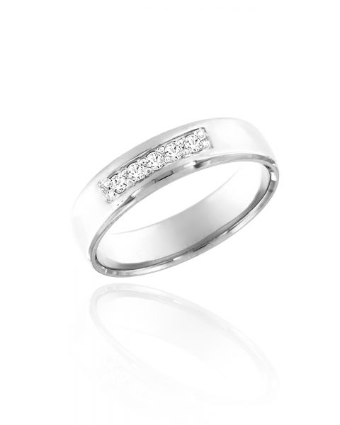 abielusõrmus teemant 5x0,02ct G/SI kuld 585 3,35g